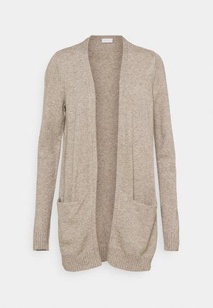 VIRIL OPEN CARDIGAN - Chaqueta de punto - fungi/melange