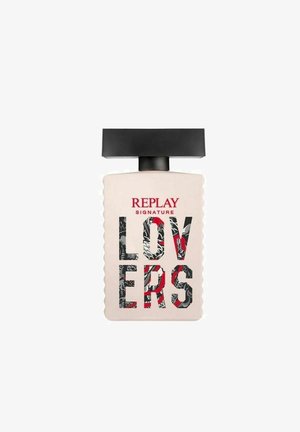 Replay Fragrances GIFTSET REPLAY SIGNATURE LOVERS WOMAN EDT 100ML + POCHETTE - Eau de toilette - pink