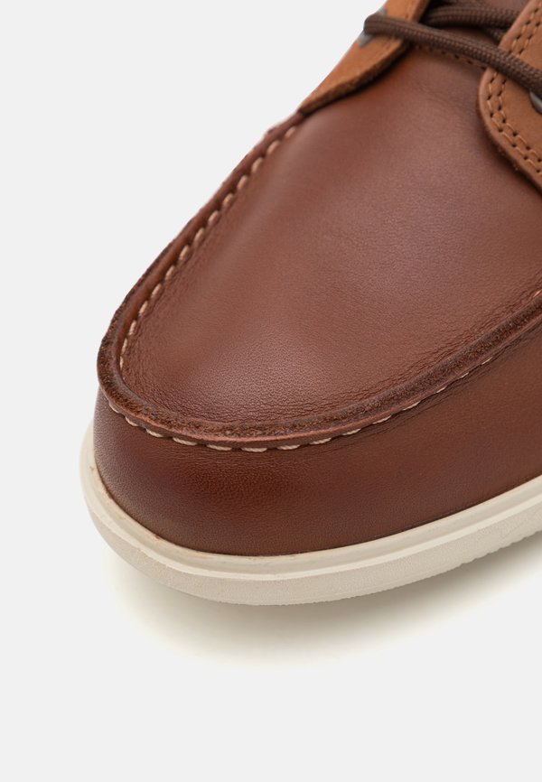 BRATTON - Boat shoes - dark tan3