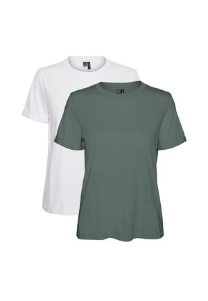 2ER PACK PAULA - T-Shirt basic - khaki grün
