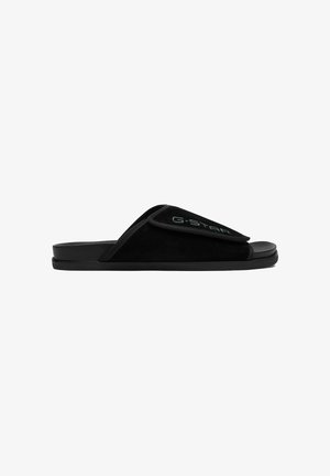 G-STAR, STAR RAW MEN'S FLIP-FLOPS BLACK - Sandalias planas - black