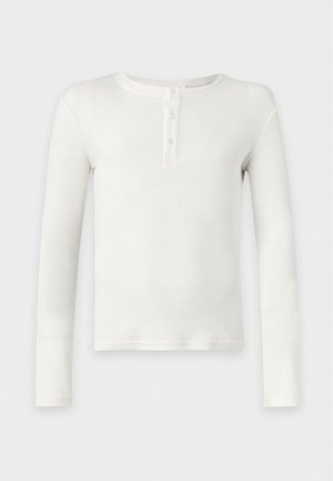 YOURTURN, UNISEX MUSCLE FIT - Long sleeved top - off-white