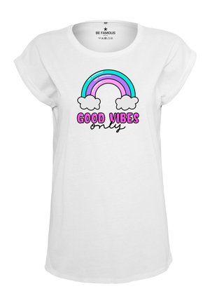 ROLLED - Print T-shirt - weiß