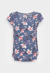 Não selecionado, blue