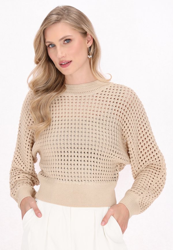 Strickpullover - beige