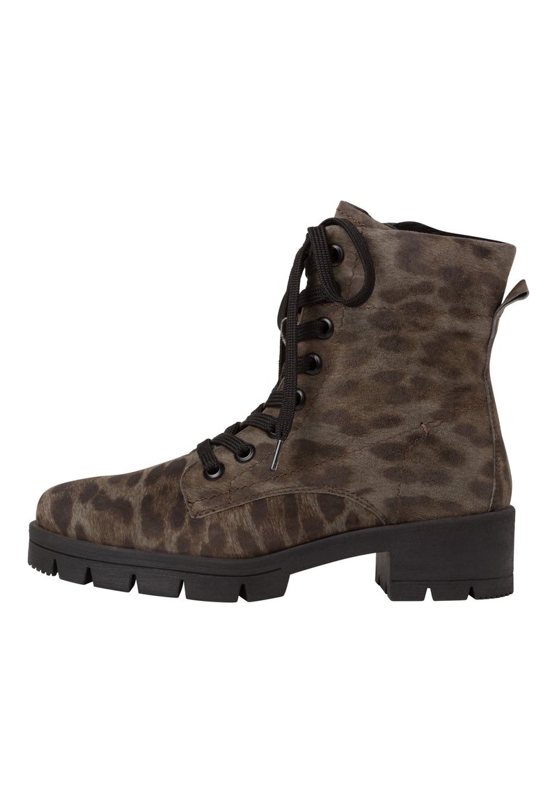Damen Ankle Boots | Jana STIEFELETTE Plateaustiefelette jaguar/dunkelbraun-meliert - NJ01624 Damen Ankle Boots | Jana STIEFELETTE Plateaustiefelette jaguar/dunkelbraun-meliert - NJ01624