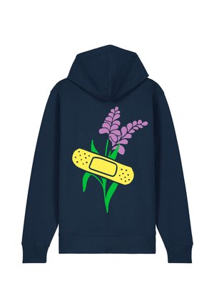 BANDAGE BACK PRINT - Sweat zippé - dark blue