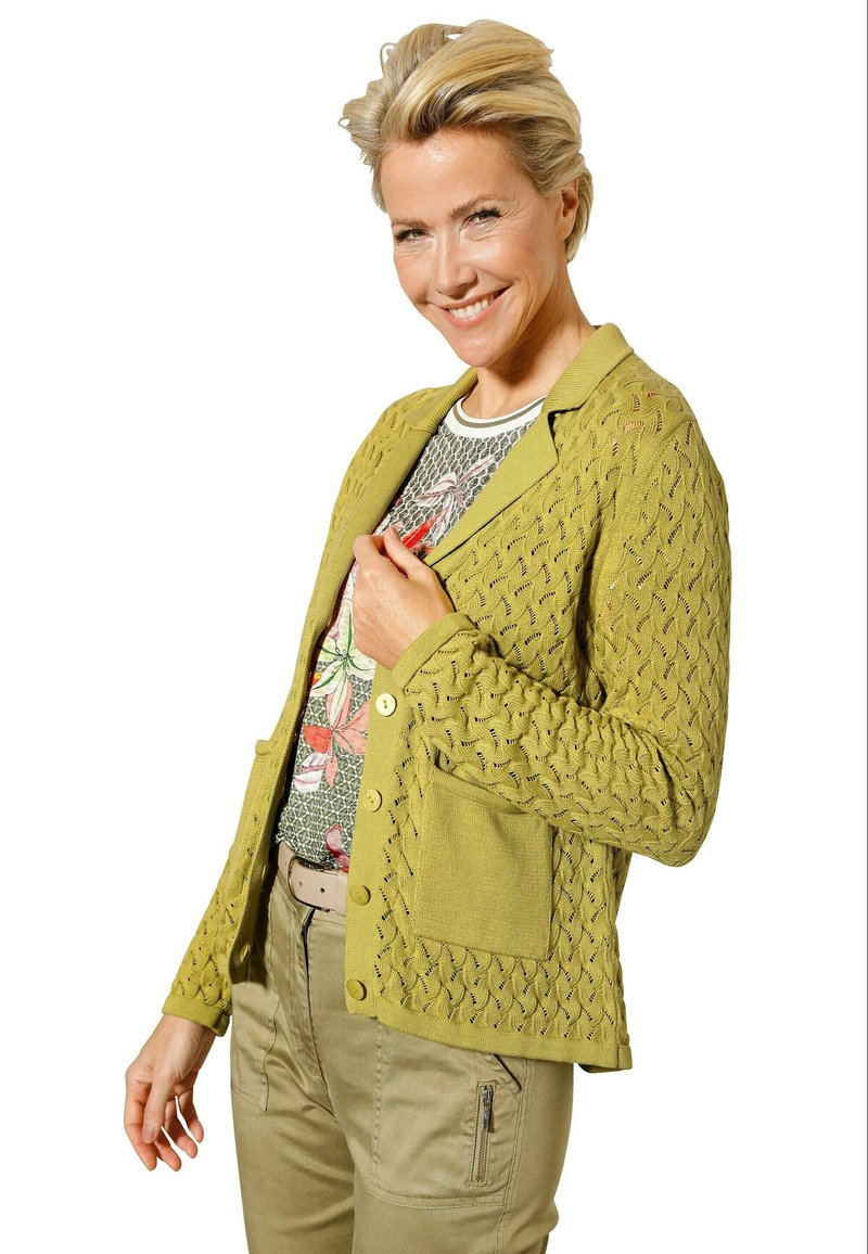 Damen Leichte Jacken | MONA Blazer limettengrün/grün - VU16718 Damen Leichte Jacken | MONA Blazer limettengrün/grün - VU16718
