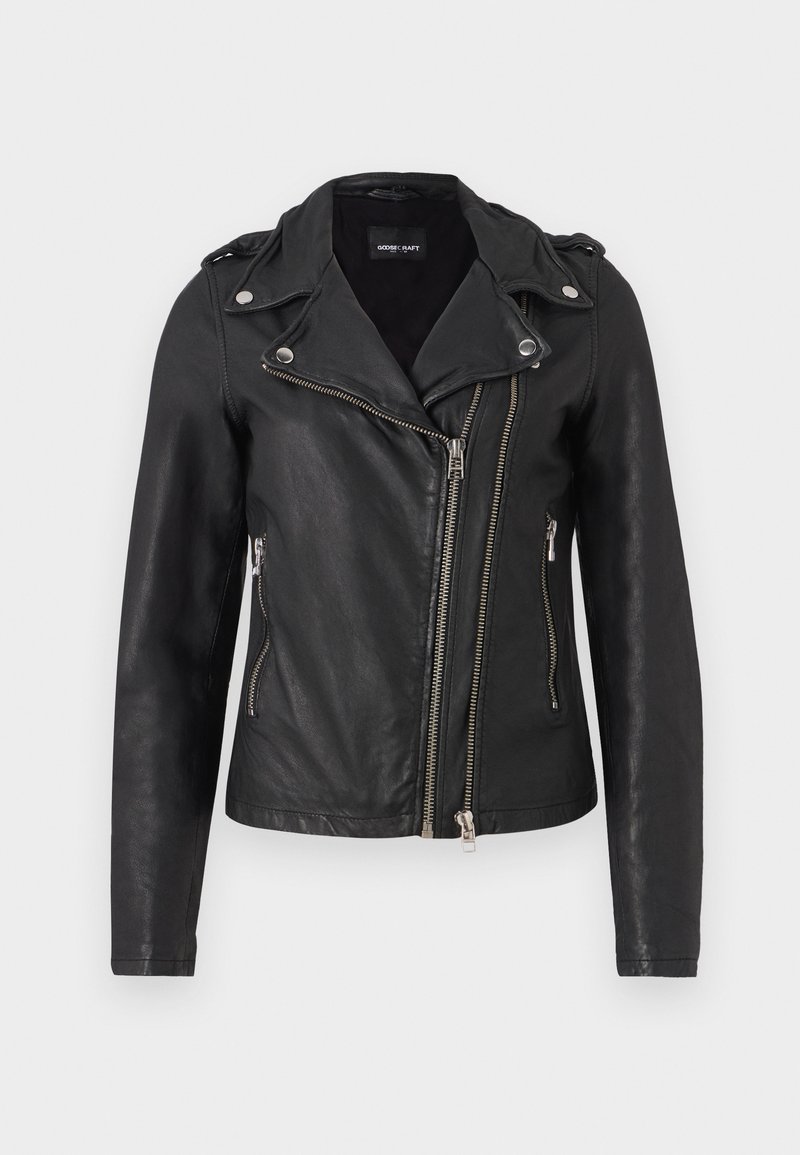 Goosecraft Leren jas zwart Goosecraft Leren jas zwart