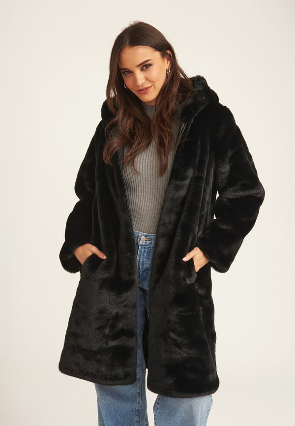 HOODED LONGLINE - Winter coat