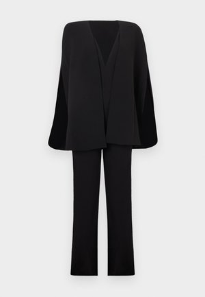 NOVA DEEP CAPE JUMPSUIT - Kombinezon - black
