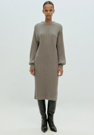 SIGNE - Jumper dress - taupe