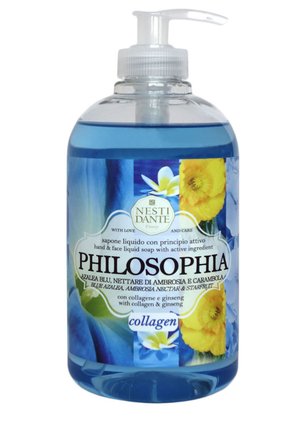 PHILOSOPHIA COLLAGEN LIQUID SOAP - Liquid soap - blau