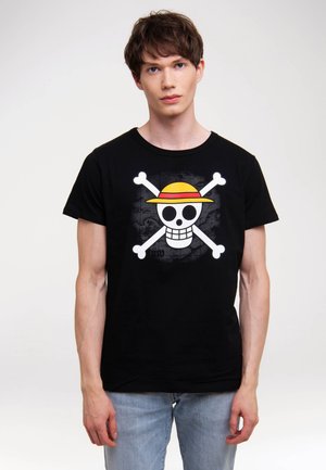 LOGOSHIRT, ONE PIECE SKULL - T-Shirt print - schwarz