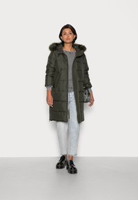 JDY JDYELI SUNNY LONG PADDED  - Casaco de inverno - rosin