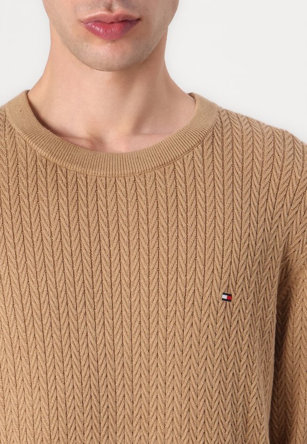 HERRINGBONE STRUCTURE - Jumper - safari canvas4