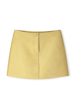 Ipekyol SLIM FIT SHINY TEXTURED - Minifalda - olive