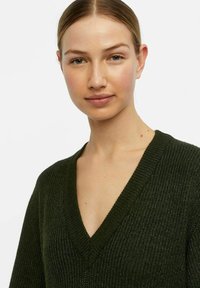 Object OBJMALENA L/S NOOS - Gebreide jurk - duffel bag