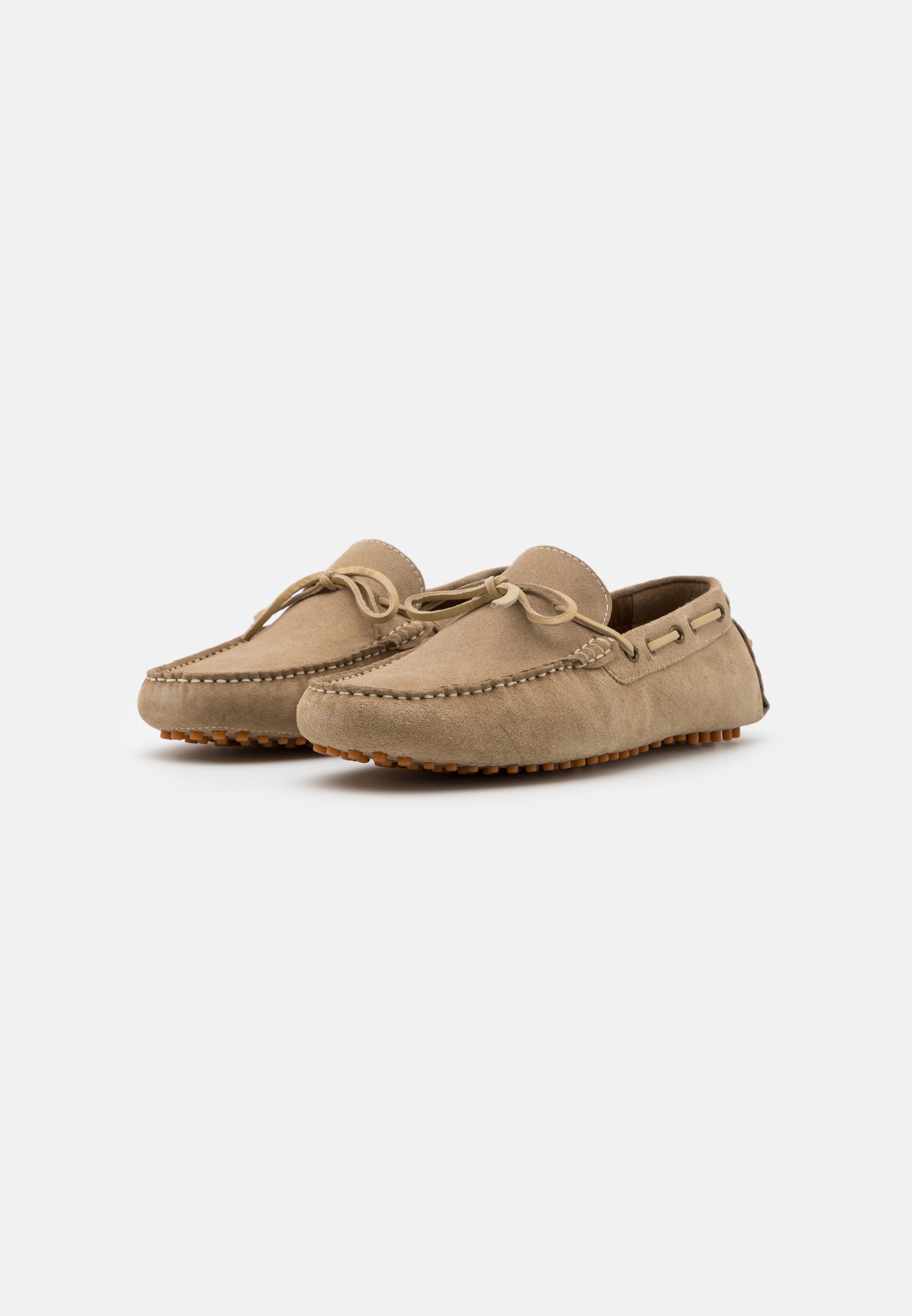 Walk London SANTINO LACE DRIVER - Mocassini - beige/stone/beige - Zalando.it