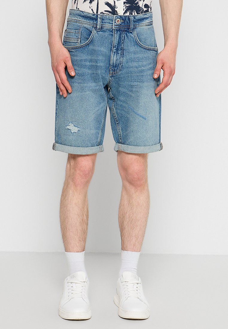 Petrol Industries Jeansshort lichtblauw Petrol Industries Jeansshort lichtblauw