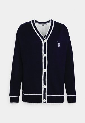 PLAYBOY CRICKET CARDIGAN - Neuletakki - navy