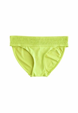 SHIRRED HIGH LEG - Bikini pezzo sotto - lime green