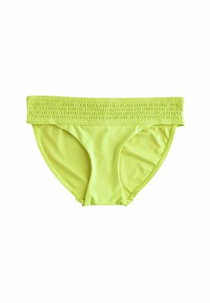 Next SHIRRED HIGH LEG - Bikini alsók - lime green