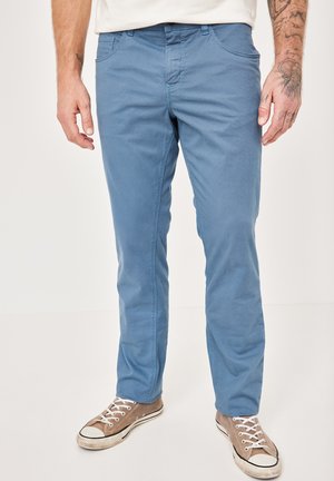 PIPE SLIM-FIT 5-POCKET - Trousers - blue ashes