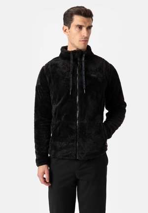 AMPEZZO ZIP-UP - Fleecejas - black