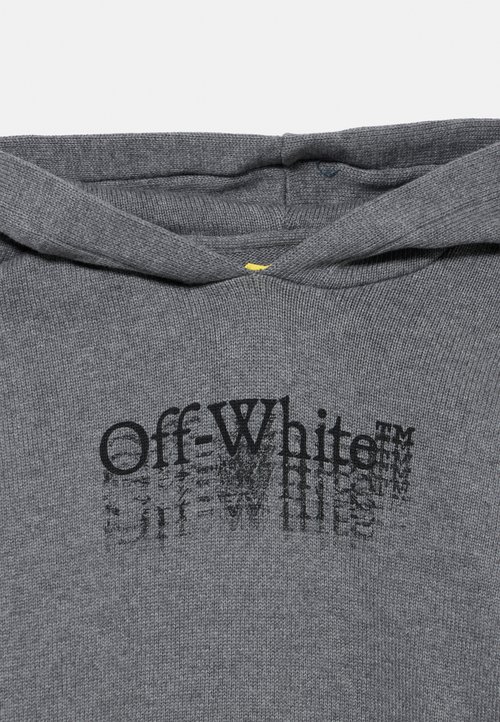 Off-White BIG BOOKISH STAMP HOODIE UNISEX - Hoodie - grey melange — photo 3