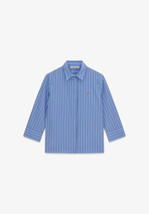 Guess, STRIPED POPLIN SHIRT - Overhemdblouse - sb bright blue and w