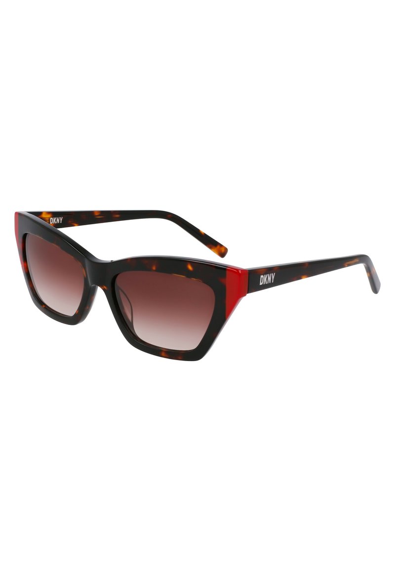 DKNY Sonnenbrille - dark tortoise red/braun - Zalando.de
