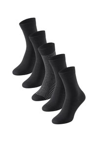 Schiesser DAMEN STAY FRESH 5 PACK - Ponožky - black