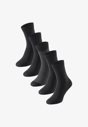 Schiesser DAMEN STAY FRESH 5 PACK - Meias - black