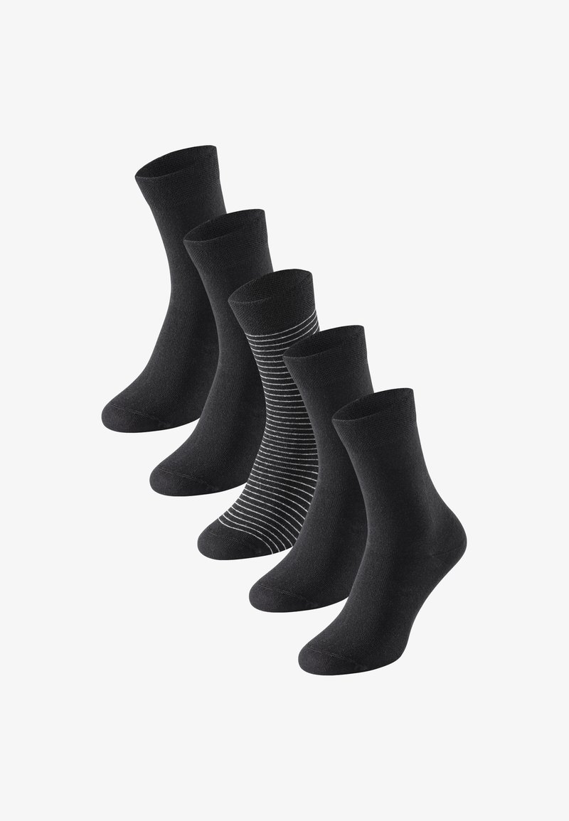 Schiesser DAMEN STAY FRESH 5 PACK - Ponožky - black