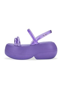 AIRBUBBLE  - Plateausandalette - purple