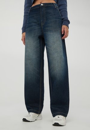 BAGGY - Jeans baggy - blu denim scuro