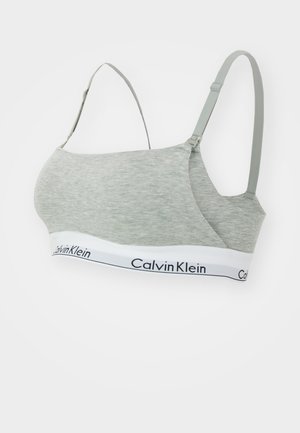 MODERN MATERNITY BRA - Korsetes izstrādājums ar stīpiņām - grey heather
