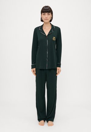 NOTCH COLLAR PAJAMA - Pidžamas komplekts - green