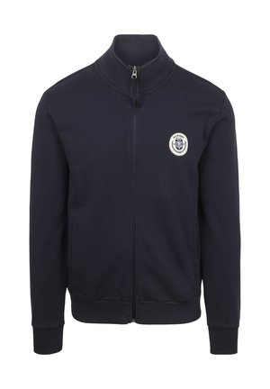 LOGO - Sweater met rits - navy