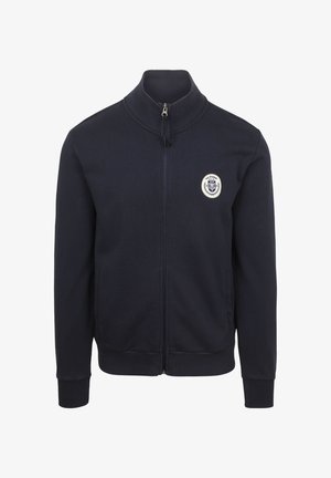 McGregor, LOGO - Sweater met rits - navy