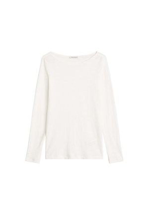 Marc O'Polo, Langarmshirt - white cotton