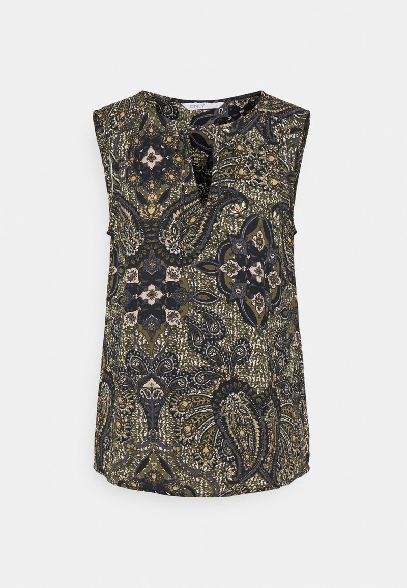 Only Blouse donkergroen Only Blouse donkergroen