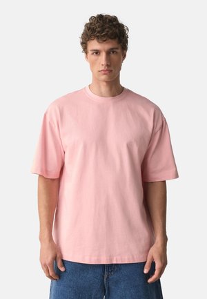 Next, RELAX FIT HEAVYWEIGHT T-SHIRT.  - REGULAR FIT - T-shirt basic - baby pink