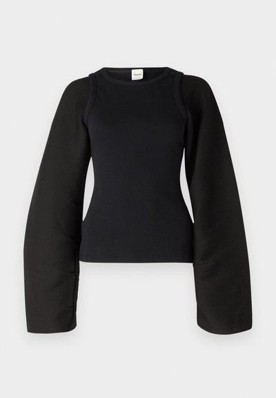 Nanushka YARAH - Μπλούζα με μακριά μανίκια - black