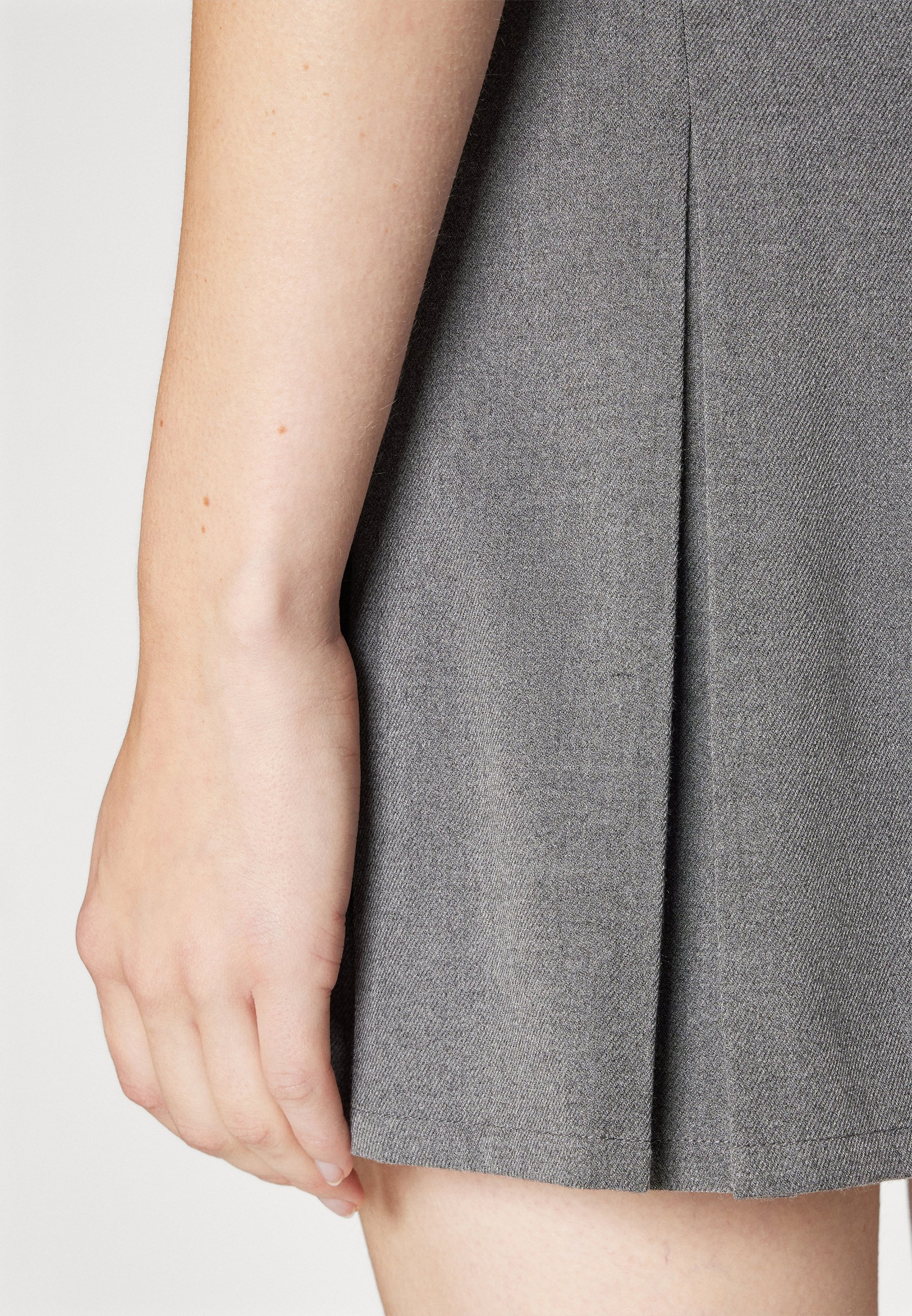 herlipto Pleated Mini Skort gray S Pleated mini skirt