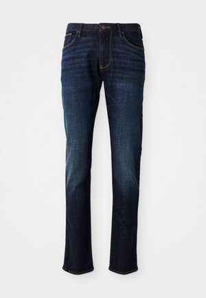 Emporio Armani 5 POCKETS PANT - Jeans Straight Leg - blue denim