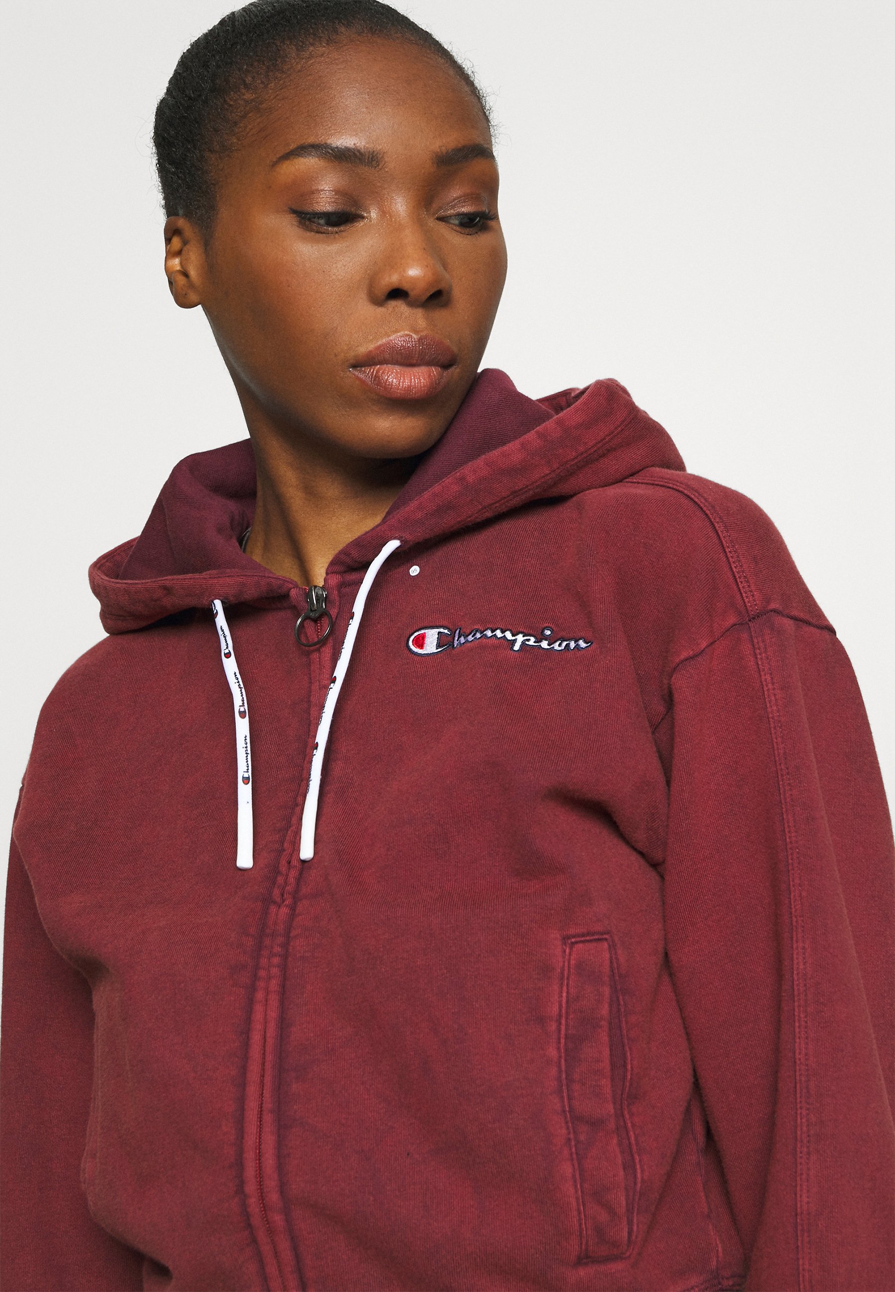 red champion zip up