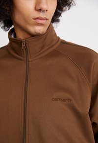Carhartt WIP BOLAN JACKET - Sweatjakke - chocolate/tobacco
