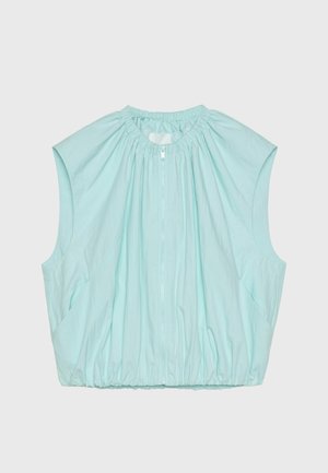 Stradivarius, TECHNICAL VOLUME WAISTCOAT - Vesta - light green